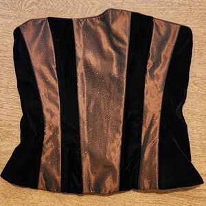 Scott McClintock Elegant Black Velvet Top